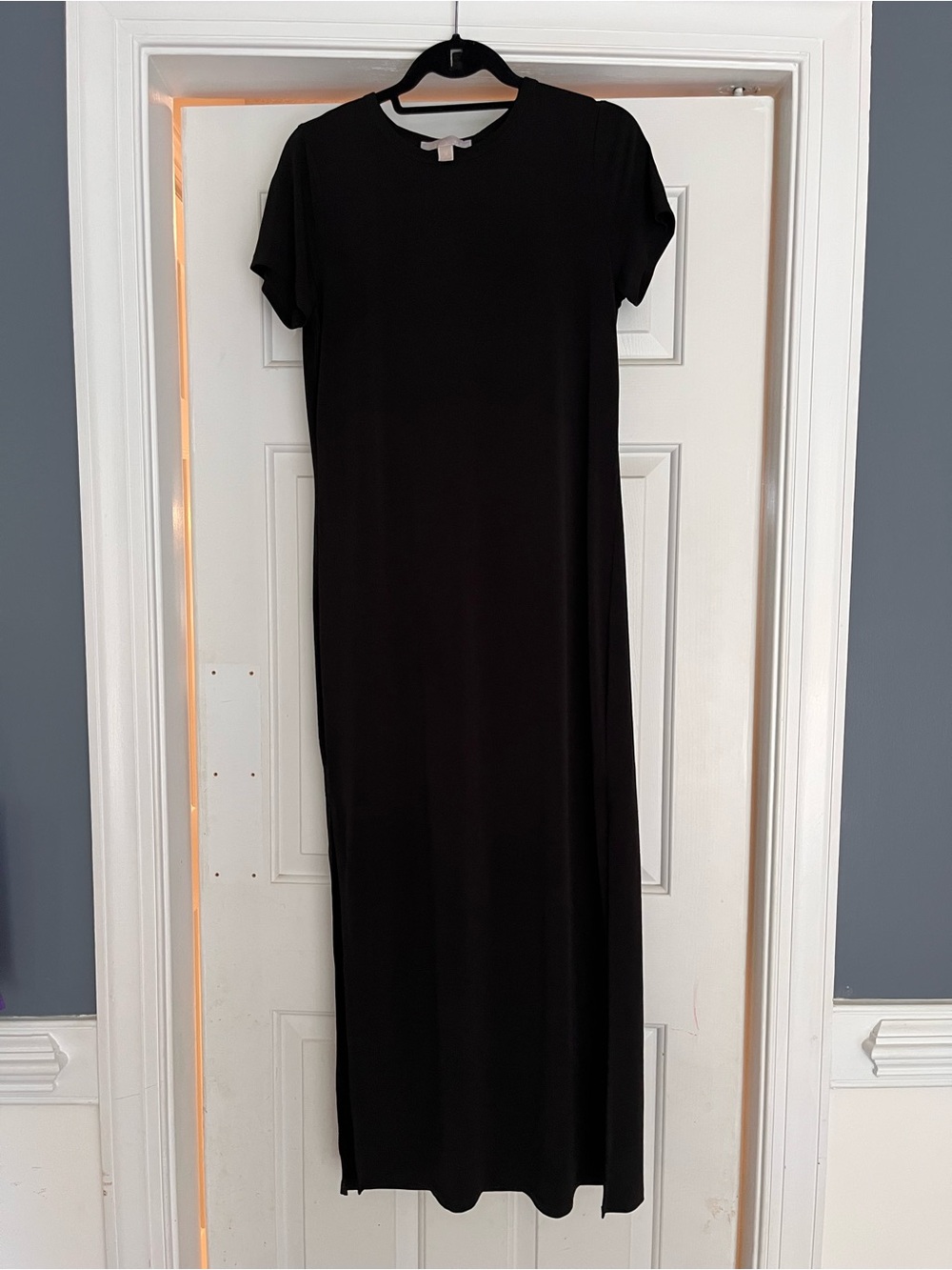 Michael Kors Black Short Sleeve Maxi Dress - Picture 1 of 3